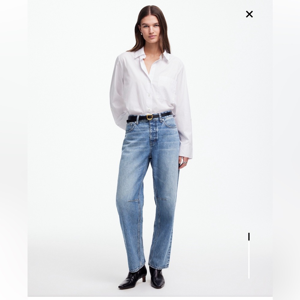 Madewell Darted Barrel Jeans